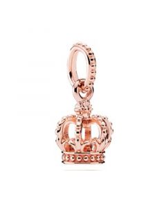 Rose Crown Pendant Charm,925 Sterling Silver Charms,Charms for Pandora Charm Bracelet,Pandora Charms,Charms for Bracelet