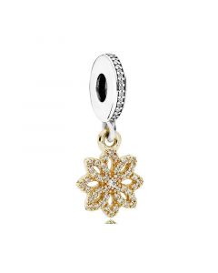 Lace Botanique Dangle Charm,Pandora Charms,Charms for Bracelet,Charms for Pandora Charm Bracelet,925 Sterling Silver Charms