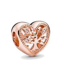 Charms for Pandora Charm Bracelet,Openwork Family Tree Heart Charm,925 Sterling Silver Charms,Charms for Bracelet,Pandora Charms