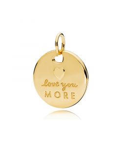 Charms for Pandora Charm Bracelet,Golden Love Statement Charm,Charms for Bracelet,925 Sterling Silver Charms,Pandora Charms