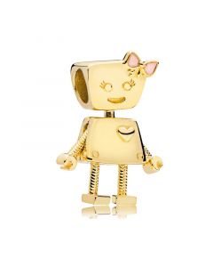 For Pandora Charm Bracelet,Charms for Bracelet,925 Sterling Silver Charms,Charms for Pandora Charm Bracelet,Pandora Charms,Golden Bella Bot