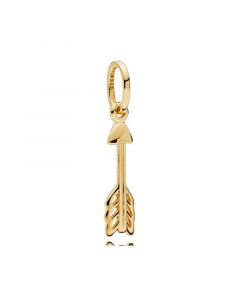 Charms for Bracelet,925 Sterling Silver Charms,Charms for Pandora Charm Bracelet,Pandora Charms,Golden Arrow of Cupid Charm