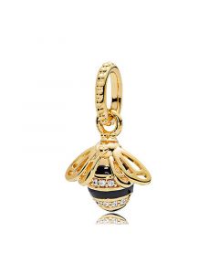 925 Sterling Silver Charms,Golden Queen Bee Necklace Pendant,Charms for Bracelet,Pandora Charms,Charms for Pandora Charm Bracelet