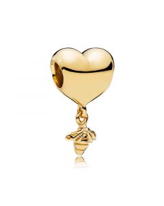 Pandora Charms,Charms for Bracelet,For Pandora Charm Bracelet,925 Sterling Silver Charms,Heart & Bee Charm,Charms for Pandora Charm Bracelet