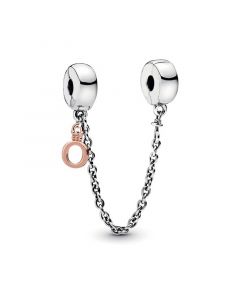 Pandora Charms,Dangling Crown O Safety Chain Charm,925 Sterling Silver Charms,Charms for Pandora Charm Bracelet,Charms for Bracelet