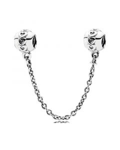 Charms for Pandora Charm Bracelet,Charms for Bracelet,Love Connection Safety Chain,Pandora Charms,925 Sterling Silver Charms