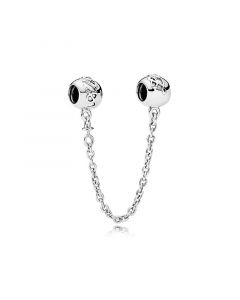 Love Always Safety Chain,925 Sterling Silver Charms,Pandora Charms,Charms for Bracelet,Charms for Pandora Charm Bracelet