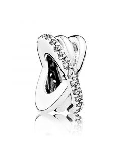 Charms for Pandora Charm Bracelet,925 Sterling Silver Charms,Pandora Charms,Charms for Bracelet,Galaxy Clear CZ Spacer