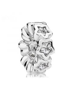 Charms for Pandora Charm Bracelet,925 Sterling Silver Charms,Charms for Bracelet,Star CZ Spacer Charm,Pandora Charms