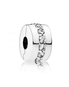 Charms for Pandora Charm Bracelet,Shining Path with Clear CZ Clip Charm,Charms for Bracelet,925 Sterling Silver Charms,Pandora Charms