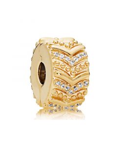 Pandora Charms,Golden Stylish Wish Clip Charm,Charms for Bracelet,Charms for Pandora Charm Bracelet,925 Sterling Silver Charms