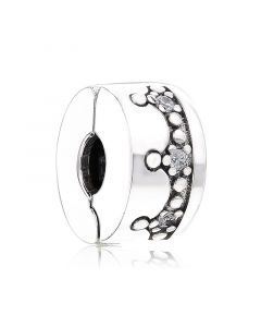 Pandora Charms,Charms for Bracelet,925 Sterling Silver Charms,Charms for Pandora Charm Bracelet,Regal Crown Clip Charm