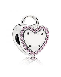 Lock Your Promise Clip Charm,925 Sterling Silver Charms,Charms for Pandora Charm Bracelet,Pandora Charms,Charms for Bracelet
