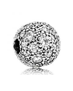 Charms for Pandora Charm Bracelet,Pandora Charms,925 Sterling Silver Charms,Charms for Bracelet,Clear Cosmic Stars Clip