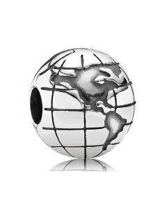 Pandora Charms,Planet Earth Clip Charm,Charms for Bracelet,Charms for Pandora Charm Bracelet,925 Sterling Silver Charms
