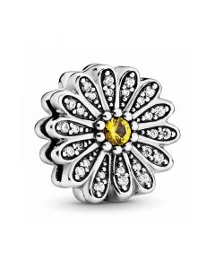Charms for Pandora Charm Bracelet,Charms for Bracelet,Pandora Charms,Reflexions Sparkling Daisy Clip,925 Sterling Silver Charms