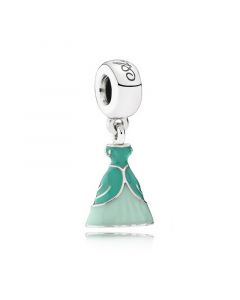 Ariel's Sea Foam Green Dress Dangle Charm,Pandora Charms,Charms for Pandora Charm Bracelet,925 Sterling Silver Charms,Charms for Bracelet