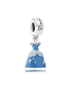 Cinderella's Dress Dangle Charm,Pandora Charms,Charms for Bracelet,Charms for Pandora Charm Bracelet,925 Sterling Silver Charms