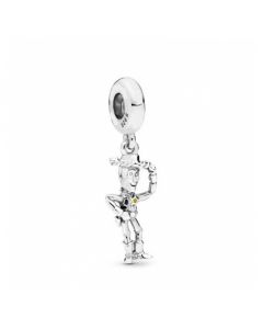 Pixar Toy Story Woody Dangle Charm,Pandora Charms,925 Sterling Silver Charms,Charms for Bracelet,Charms for Pandora Charm Bracelet