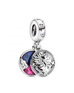 925 Sterling Silver Charms,Magical Unicorn & Aurora Borealis Dangle Charm,Pandora Charms,Charms for Pandora Charm Bracelet