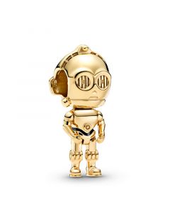 Pandora Charms,Charms for Pandora Charm Bracelet,925 Sterling Silver Charms,Charms for Bracelet,Golden C-3PO Charm