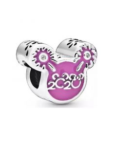 Pink Mickey Mouse Park Charm,Charms for Pandora Charm Bracelet,925 Sterling Silver Charms,Pandora Charms,Charms for Bracelet