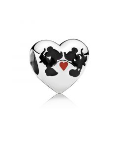 Charms for Bracelet,925 Sterling Silver Charms,Charms for Pandora Charm Bracelet,Pandora Charms,Mickey and Minnie Kiss Charm