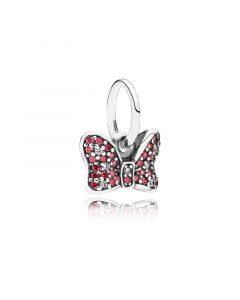 Charms for Bracelet,Minnie's Sparkling Bow Pendant,925 Sterling Silver Charms,Charms for Pandora Charm Bracelet,Pandora Charms
