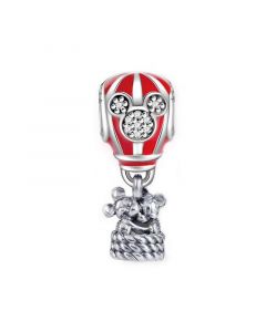 Pandora Charms,925 Sterling Silver Charms,Minnie & Mickey True Love Hot Air Balloon Dangle Charm,Charms for Pandora Charm Bracelet