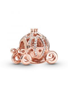 Rose Cinderella's Sparkling Carriage,Pandora Charms,925 Sterling Silver Charms,Charms for Pandora Charm Bracelet,Charms for Bracelet
