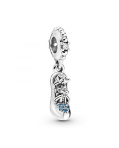 Cinderella's Glass Slipper Mice Dangle,Charms for Pandora Charm Bracelet,Pandora Charms,925 Sterling Silver Charms,Charms for Bracelet