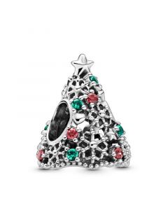 Charms for Pandora Charm Bracelet,925 Sterling Silver Charms,Charms for Bracelet,Pandora Charms,Glitter Christmas Tree Charm