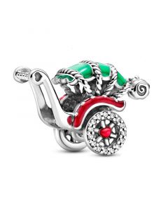 Pandora Charms,Charms for Bracelet,925 Sterling Silver Charms,Charms for Pandora Charm Bracelet,Traditional Rickshaw Charm