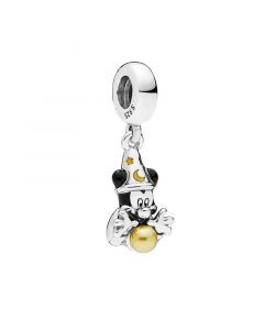 925 Sterling Silver Charms,Sorcerer Mickey Pendant Charm,Pandora Charms,Charms for Bracelet,Charms for Pandora Charm Bracelet