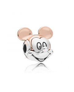 Charms for Bracelet,Charms for Pandora Charm Bracelet,925 Sterling Silver Charms,Pandora Charms,Rose Essence Mickey Portrait Charm