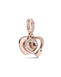 Charms for Pandora Charm Bracelet,Charms for Bracelet,925 Sterling Silver Charms,Rose Snake & Heart Dangle Charm,Pandora Charms