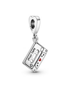 Our Love Songs Mix Tape Dangle Charm,Charms for Bracelet,Charms for Pandora Charm Bracelet,925 Sterling Silver Charms,Pandora Charms