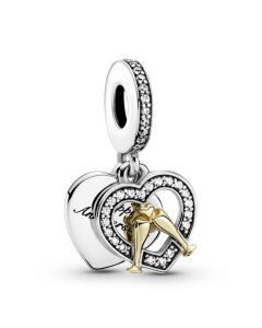 Pandora Charms,Charms for Bracelet,Happy Anniversary Dangle Charm,Charms for Pandora Charm Bracelet,925 Sterling Silver Charms