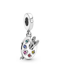 Charms for Pandora Charm Bracelet,925 Sterling Silver Charms,Artist's Palette Dangle Charm,Charms for Bracelet,Pandora Charms