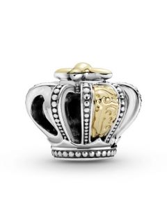 Charms for Bracelet,Pandora Charms,925 Sterling Silver Charms,Regal Crown Gold Charm,Charms for Pandora Charm Bracelet