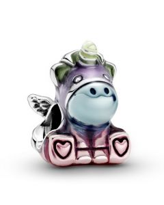 Charms for Pandora Charm Bracelet,925 Sterling Silver Charms,Charms for Bracelet,Colorful Rainbow Bruno the Unicorn Charm,Pandora Charms
