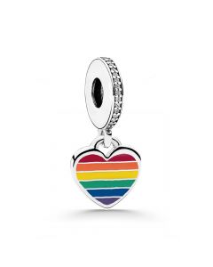 Pandora Charms,Charms for Bracelet,925 Sterling Silver Charms,Rainbow Pride Dangle Charm,Charms for Pandora Charm Bracelet