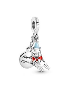 Charms for Pandora Charm Bracelet,Pandora Charms,Winnie the Pooh Birthday Dangle Charm,Charms for Bracelet,925 Sterling Silver Charms