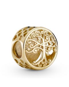 Pandora Charms,Charms for Pandora Charm Bracelet,Gold Family Roots Charm,925 Sterling Silver Charms,Charms for Bracelet
