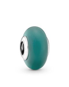 Pandora Charms,Charms for Bracelet,Charms for Pandora Charm Bracelet,925 Sterling Silver Charms,Matte Green Murano Glass Charm