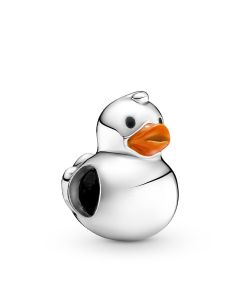 Polished Rubber Duck Charm,Charms for Pandora Charm Bracelet,Charms for Bracelet,Pandora Charms,925 Sterling Silver Charms