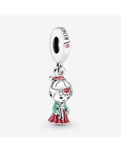 Pandora Charms,925 Sterling Silver Charms,Korean Doll Hanbok Dangle Charm,Charms for Bracelet,Charms for Pandora Charm Bracelet