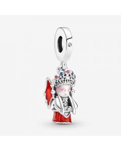 Charms for Bracelet,China Peking Opera Doll Dangle Charm,Charms for Pandora Charm Bracelet,925 Sterling Silver Charms,Pandora Charms