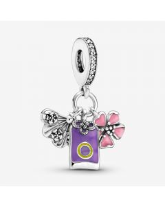 Pandora Charms,Japanese Sakura, Omamori & Fan Dangle Charm,Charms for Pandora Charm Bracelet,Charms for Bracelet,925 Sterling Silver Charms