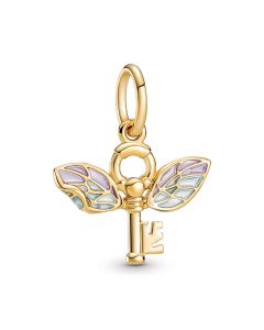 925 Sterling Silver Charms,Winged Key Pendant,Charms for Bracelet,Pandora Charms,Charms for Pandora Charm Bracelet